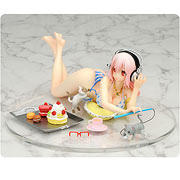 Super Sonico Sweets and Bikini Statue